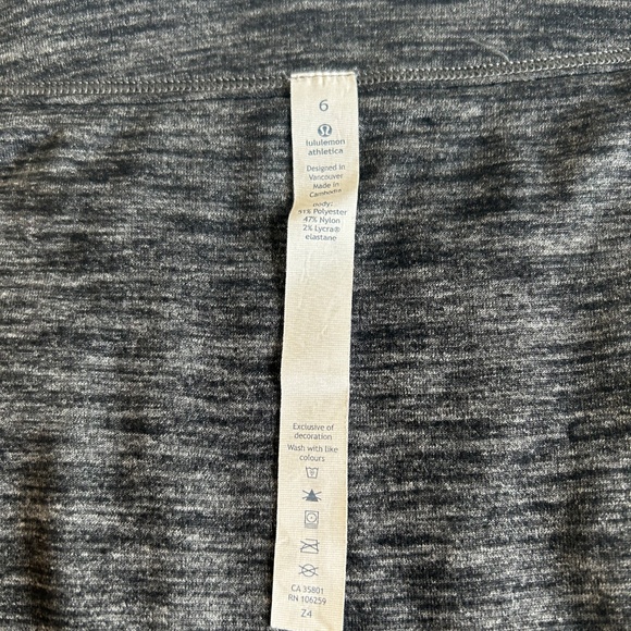 New Lululemon Grey Skirt size 6 - Picture 10 of 10